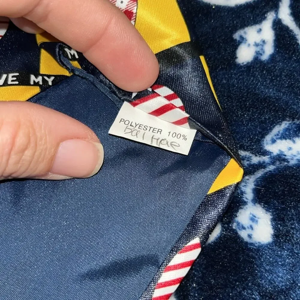 Vintage 90s Alvery Handmade “I Love My Country” Men’s Tie